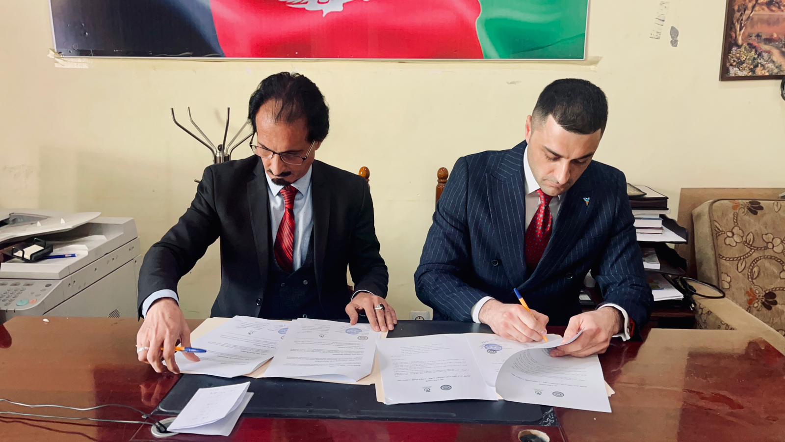 Official Memorandum of Understanding between Peace and Sports Council of Afghanistan and Samanian School Dushanbe , Tajikistan 